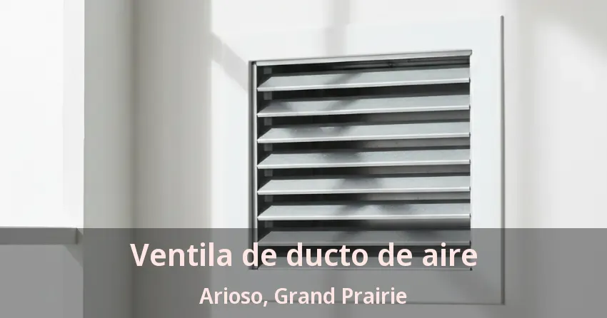 Ventila de ducto de aire Arioso, Grand Prairie - TX Ventila de ducto de aire Arioso, Grand Prairie - TX