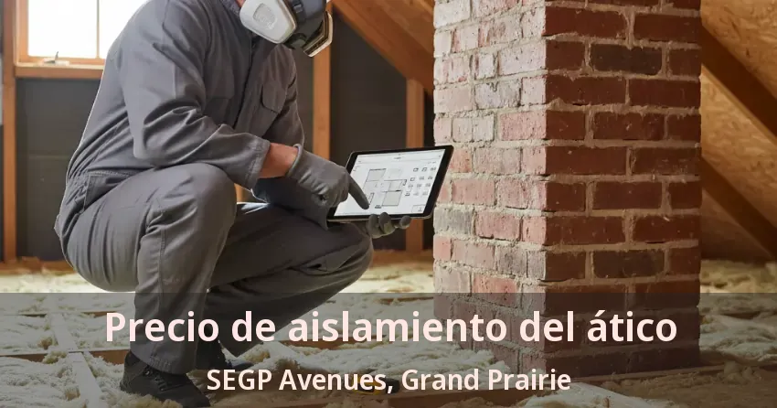 Precio de aislamiento del ático SEGP Avenues, Grand Prairie - TX Precio de aislamiento del ático SEGP Avenues, Grand Prairie - TX