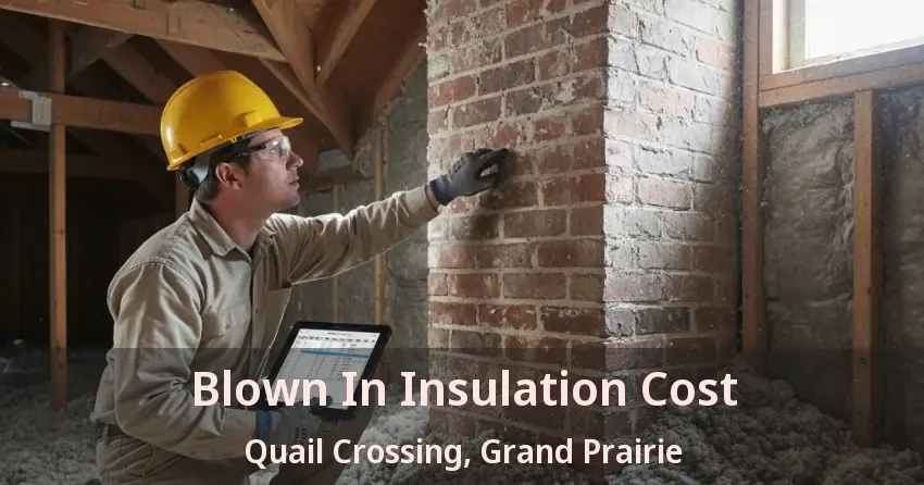 Blown In Insulation Cost Quail Crossing, Grand Prairie - TX Blown In Insulation Cost Quail Crossing, Grand Prairie - TX