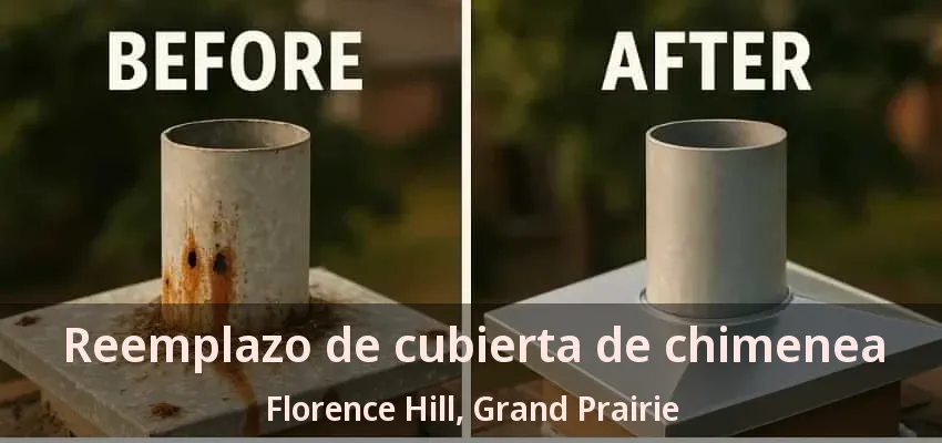 Reemplazo de cubierta de chimenea Florence Hill, Grand Prairie - TX Reemplazo de cubierta de chimenea Florence Hill, Grand Prairie - TX