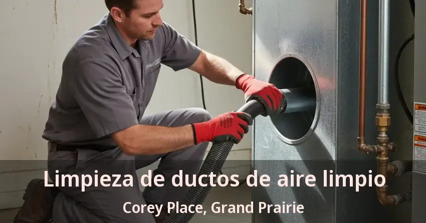 Limpieza de ductos de aire limpio Corey Place, Grand Prairie - TX Limpieza de ductos de aire limpio Corey Place, Grand Prairie - TX