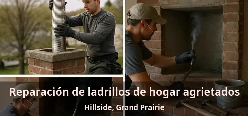 Reparación de ladrillos de hogar agrietados Hillside, Grand Prairie - TX Reparación de ladrillos de hogar agrietados Hillside, Grand Prairie - TX