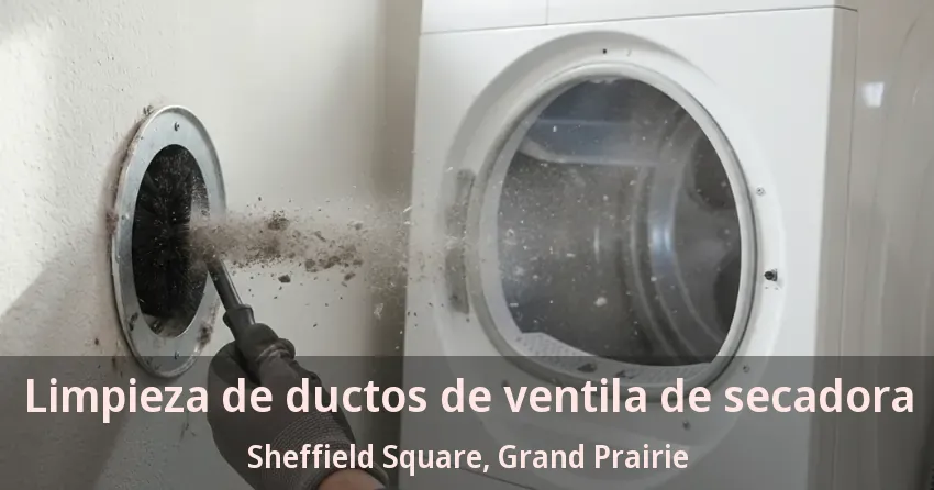 Limpieza de ductos de ventila de secadora Sheffield Square, Grand Prairie - TX