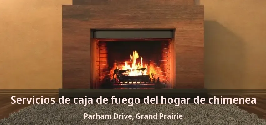 Servicios de caja de fuego del hogar de chimenea Parham Drive, Grand Prairie - TX