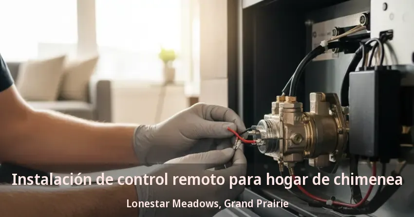Instalación de control remoto para hogar de chimenea Lonestar Meadows, Grand Prairie - TX Instalación de control remoto para hogar de chimenea Lonestar Meadows, Grand Prairie - TX