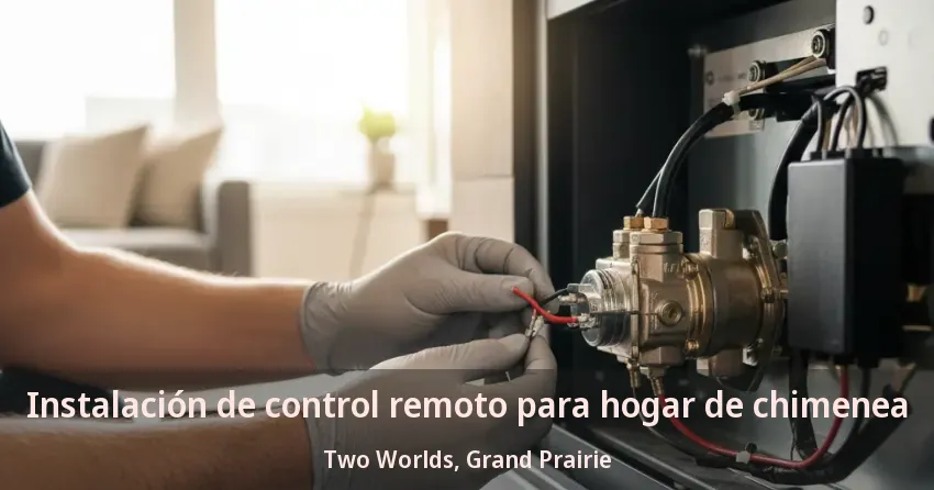 Instalación de control remoto para hogar de chimenea Two Worlds, Grand Prairie - TX Instalación de control remoto para hogar de chimenea Two Worlds, Grand Prairie - TX