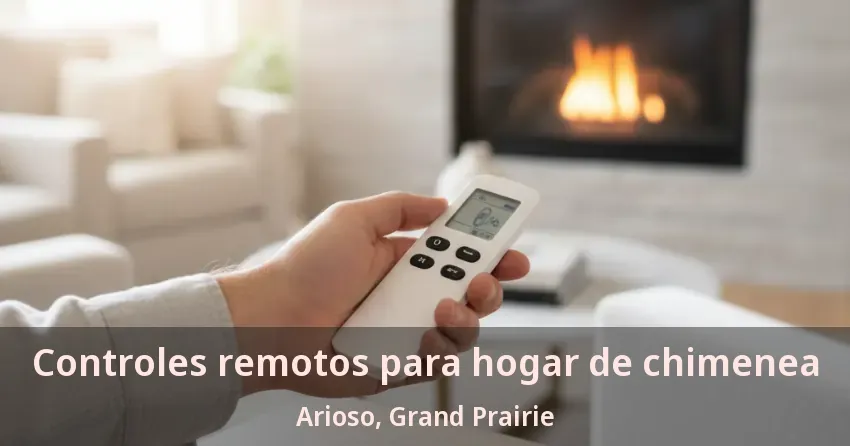 Controles remotos para hogar de chimenea Arioso, Grand Prairie - TX Controles remotos para hogar de chimenea Arioso, Grand Prairie - TX