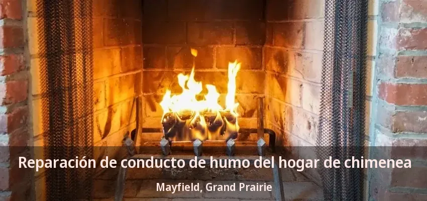Reparación de conducto de humo del hogar de chimenea Mayfield, Grand Prairie - TX