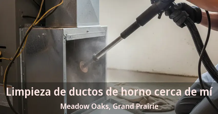Limpieza de ductos de horno cerca de mí Meadow Oaks, Grand Prairie - TX