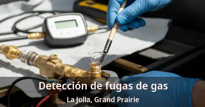 Detección de fugas de gas La Jolla, Grand Prairie - TX Detección de fugas de gas La Jolla, Grand Prairie - TX