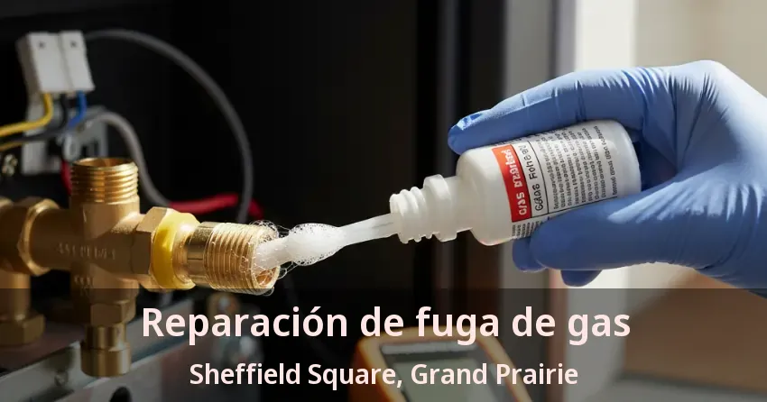 Reparación de fuga de gas Sheffield Square, Grand Prairie - TX Reparación de fuga de gas Sheffield Square, Grand Prairie - TX