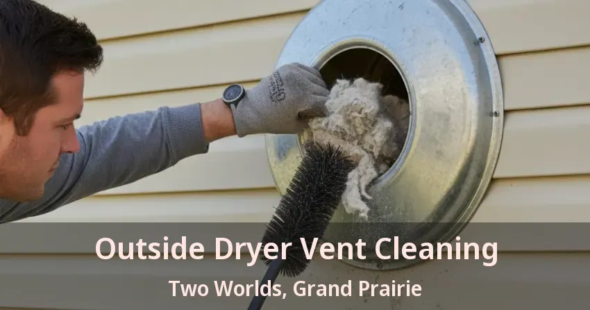 Outside Dryer Vent Cleaning Two Worlds, Grand Prairie - TX Outside Dryer Vent Cleaning Two Worlds, Grand Prairie - TX