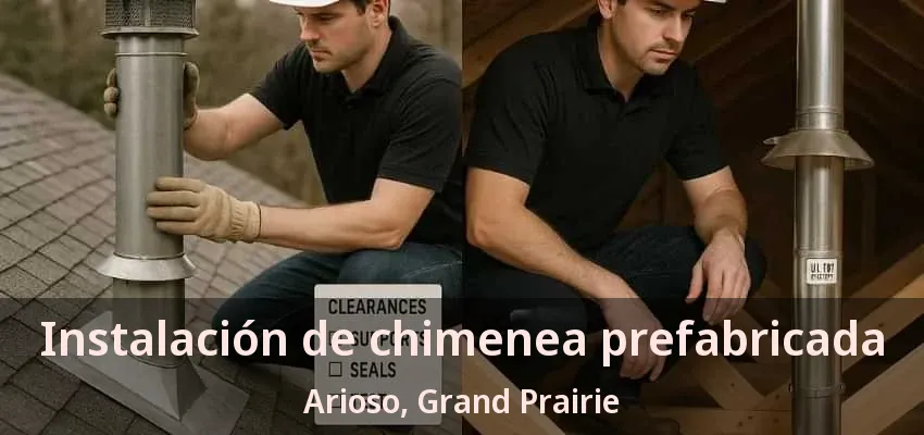 Instalación de chimenea prefabricada Arioso, Grand Prairie - TX Instalación de chimenea prefabricada Arioso, Grand Prairie - TX